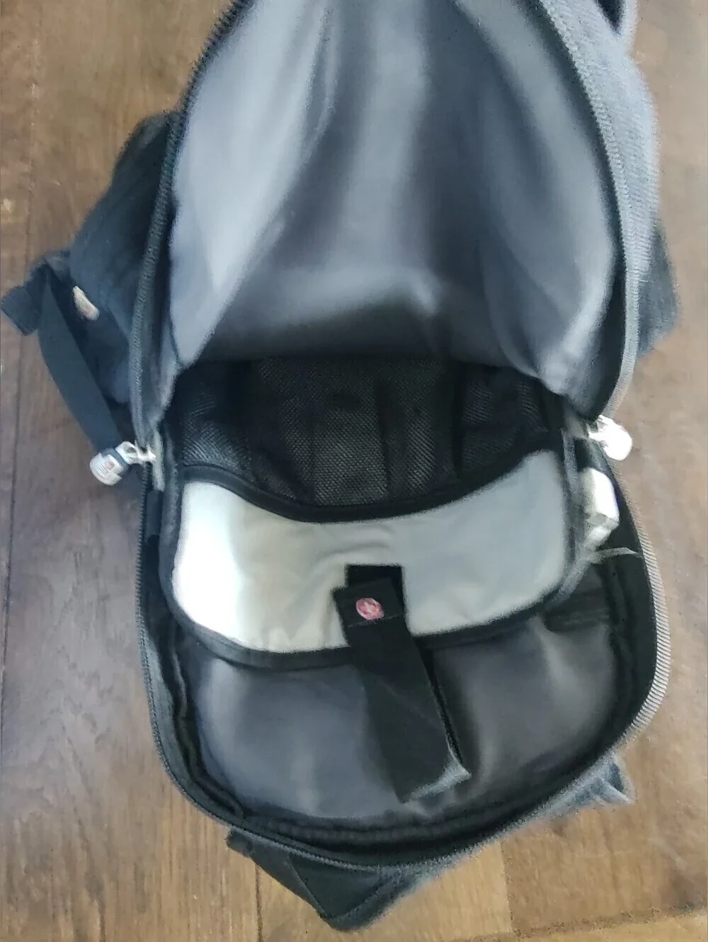 Rugged SwissGear Black Backpack w/ ScanSmart Technology #Rugged #travelfriendly